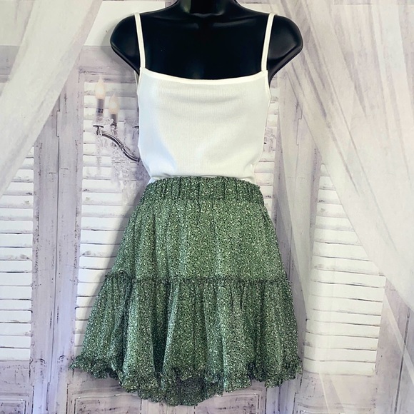Hello Molly Dresses & Skirts - NWT SAGE LEOPARD MINI SKIRT